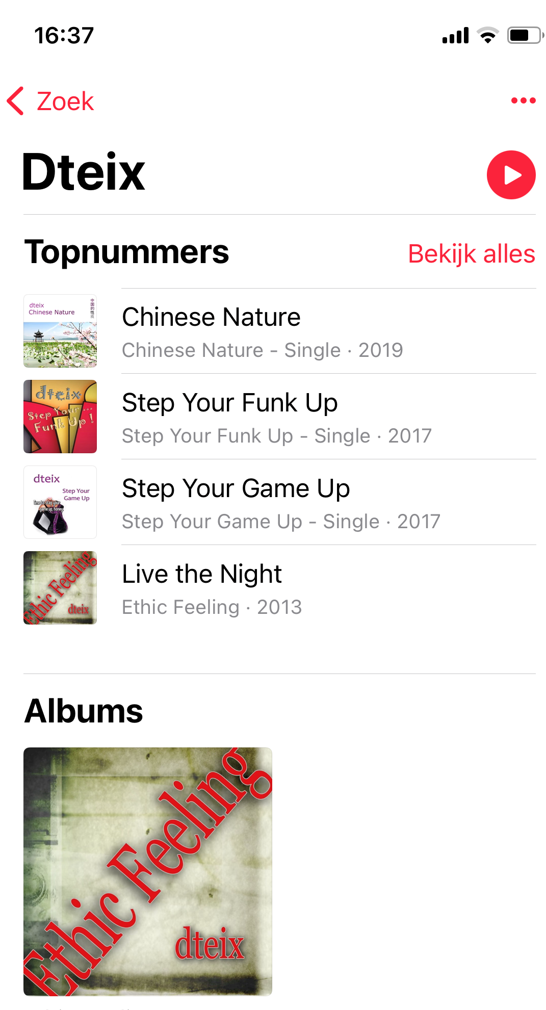 dteix Apple music itunes