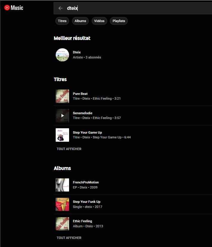 dteix youtube music